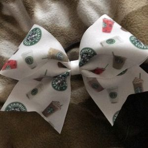 Starbucks coffee bow